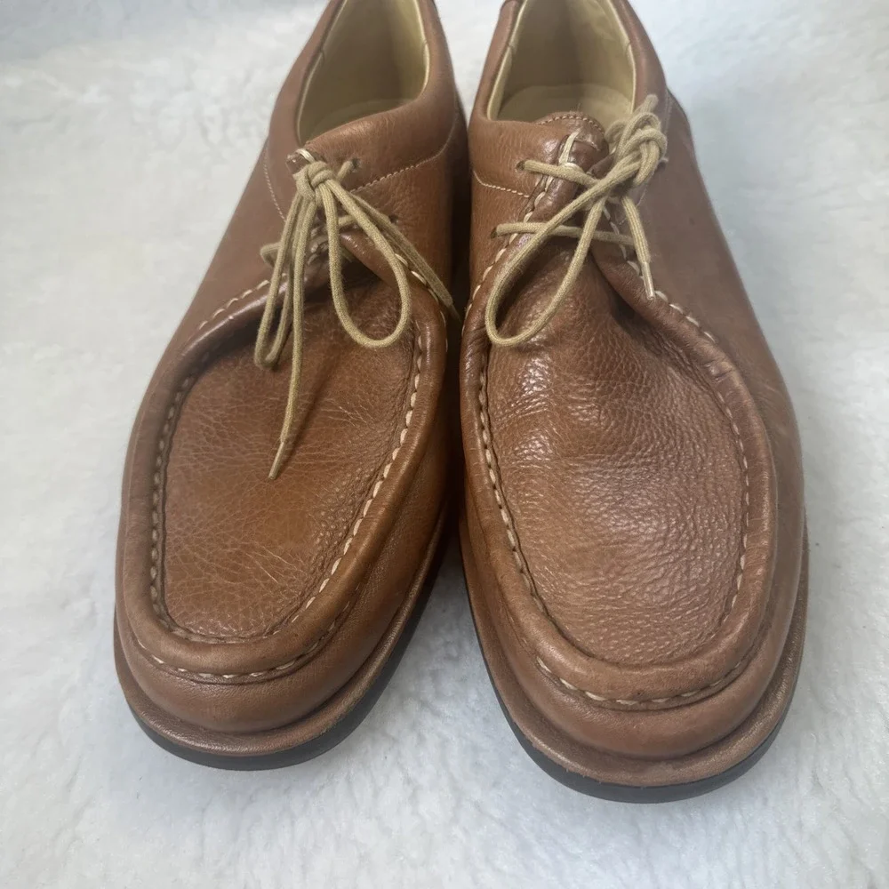 Sandro Moscoloni Shoes Brown Leather Oxford Lace-Up Comfort Men's Sz 10.5